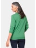 GOLDNER Uni Merino-Cardigan Langarm in grün
