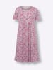 Sieh an! Jersey-Kleid in puder-erika-bedruckt