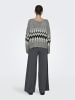 JDY Strickpullover in Medium Grey Melange