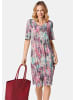 GOLDNER Elastisches Jerseykleid mit modischem Druck in bunt / gemustert