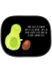 Mr. & Mrs. Panda Sonnenblende Auto Avocado Kern rollt mit Spruch in Schwarz