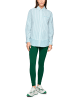 MARC CAIN SPORTS  Gestreifte Baumwoll-Hemdbluse in Bright Emerald New