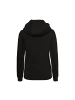 Merchcode Hoodie "Ladies Leopard Heart Heavy Hoody" in Schwarz