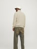 Jack & Jones Fleece Sweatshirt in Oatmeal