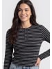 myMo Women Longsleeve in Dark Grey Black