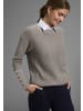 Laura Scott Strickpullover in taupe