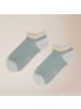 Kunert Sneakersocken Elegant Essential edler Glanz in sage