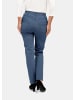 GOLDNER Kurzgröße:  Denimhose mit Stretchkomfort in hellblau