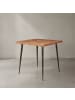 KADIMA DESIGN Esszimmertisch 80x76x80 cm Massivholz / Metall Industrial,