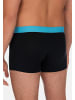 Bruno Banani Retro Short / Pant Flowing in Blau / schwarz