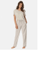 Schiesser Pyjamahose Mix & Relax Web in off-white