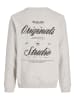 JACK & JONES Junior Sweatshirt in White Melange