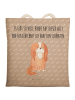 Mr. & Mrs. Panda Tote Bag Hund Cavalier King Charles Spaniel mit... in Hundeglück