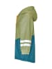 Playshoes Regenjacke Fleece-Futter in oliv/petrol