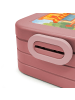Mr. & Mrs. Panda Bento Box Pinguin Pommes Design ohne Spruch in Rot Pastell