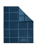 LOOKS by Wolfgang Joop Jacquard, Baumwollmischung Wohndecke in blau