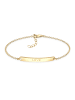 Elli Armband 925 Sterling Silber Love-Schriftzug in Gold