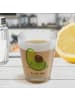 Mr. & Mrs. Panda Schnapsglas Avocado Schwangerschaft ohne Spruch in Transparent