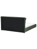 Beliani Wasserbett BAJONNA in Grün/Schwarz - (W) 180 x (H) 94 x (L) 235 cm