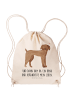 Mr. & Mrs. Panda Stoffbeutel Hund Dogge mit Spruch in Creme