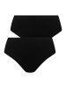 Lisca 2er Pack Taillen Periodenslip in black