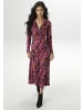 Aniston SELECTED Maxikleid in orange-rot-lila-schwarz