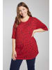 Ulla Popken Shirt in dunkel rot