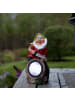 STAR Trading Solar Deko-Figur ,Gnomy', Gartenzwerg als Holzfäller,  LED Beleuchtung