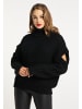 faina Strickpullover in Schwarz