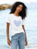 Heine T-Shirt in ecru
