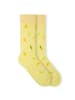 von Jungfeld Motivsocken Signature Icons in Banana Light Yellow