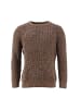 Ragman Round neck in Geen beige