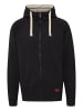 BLEND Kapuzensweatjacke BHSpeedy 20704569ME Sweatshirtjacke mit hochabschließendem Kragen in Schwarz