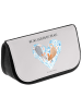 Mr. & Mrs. Panda Make-Up Tasche Mäuse Herz mit Spruch in Grau Pastell