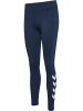 Hummel Leggings Hmlpulse Damen in DRESS BLUE MELANGE