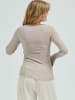 Seamless Basic T-shirt Cotton Elvira in Desert Melange