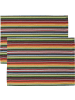 Sander Jacquard, Baumwollmischung, Gewebt Tischset 2er-Pack Strip in bunt