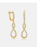 Diamant L'éternel Ohrringe aus 375 Gelbgold