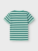 name it T-Shirt 2er-Set Print Design Rundhals Kurzarm in Grün-Blau