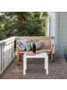 relaxdays Balkon-Beistelltisch in Weiß - (B)52 x (H)39 x (T)48 cm