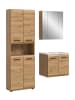 ebuy24 Badmöbelset Ice (4-teilig) Eiche 135 x 46 cm