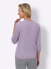 Sieh an! Rundhals-Pullover in flieder