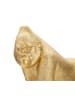 Mauro Ferretti Gorilla-Statue aus goldenem Kunstharz, 29,7 x 11,5 x 21,8 cm