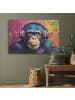 OnlyWow Akustibild Bunte Schimpanse