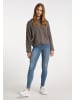 myMo Damen Strickpullover in Grau