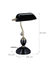 relaxdays Bankerlampe in Schwarz -  (B)26 x (H)44 x (T)19 cm
