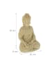 relaxdays Buddha Figur in Sandfarben - (H)18 cm