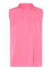SAINT TROPEZ Ärmellose Bluse AileenSZ Gerade Passform in Fandango Pink