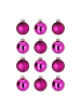 Butlers Weihnachtskugel HANG ON 12er-Set in Pink