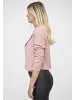 Cloud5ive Cloud5ive Short Blazer with ruched sleeves in rose